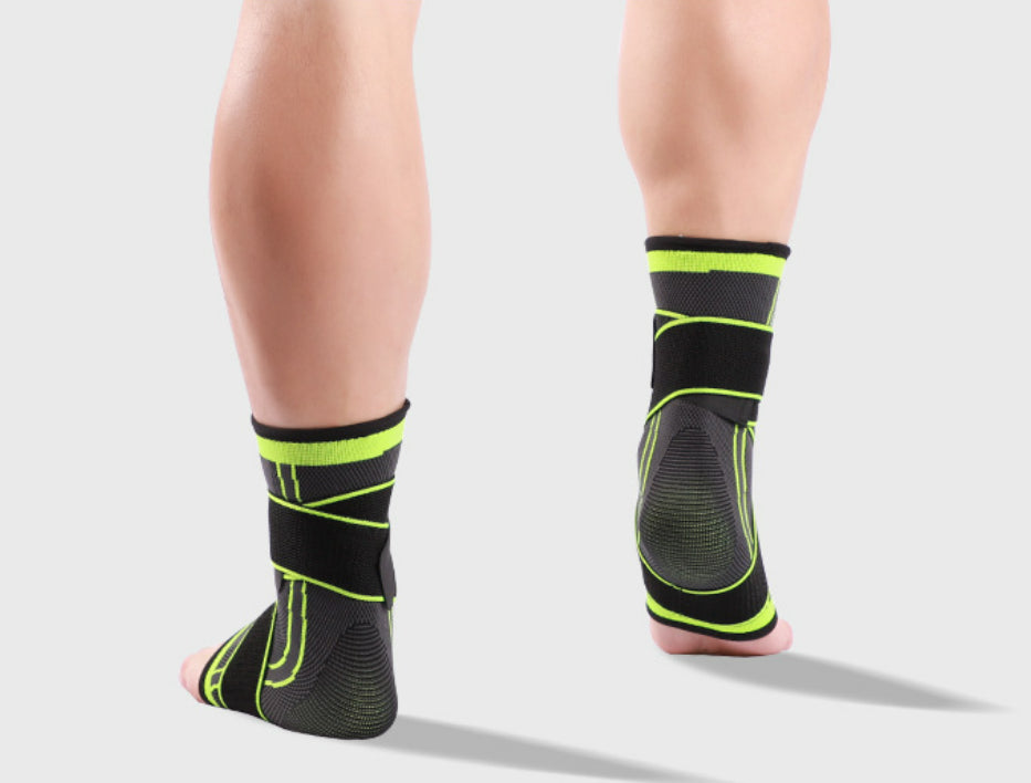 Nilkkasuoja Joustava - Keltainen/Musta