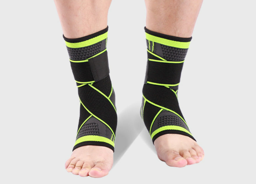 Nilkkasuoja Joustava - Keltainen/Musta