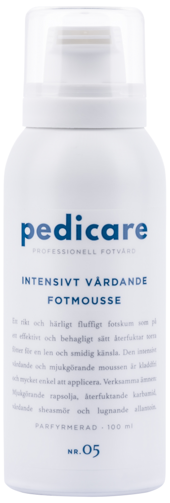 Intensiivisesti hoitava jalkavaahto