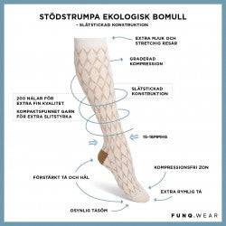 Puuvillaiset tukisukat sininen harlekiini