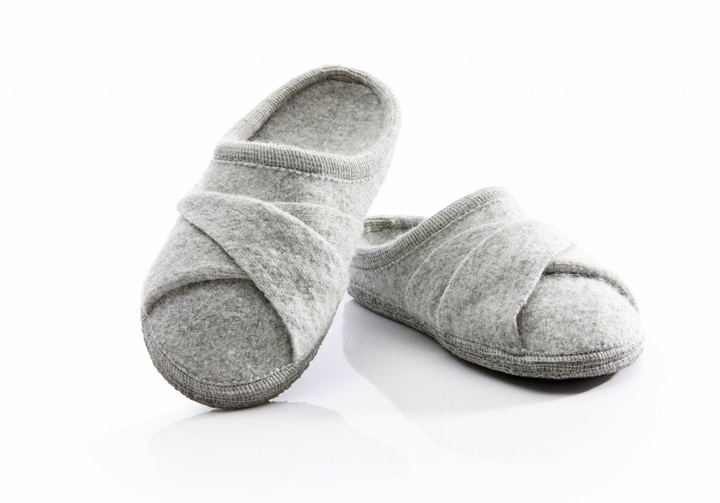 Koko 36 - Villatossut - Ulle Seamless Twist Women - Harmaa