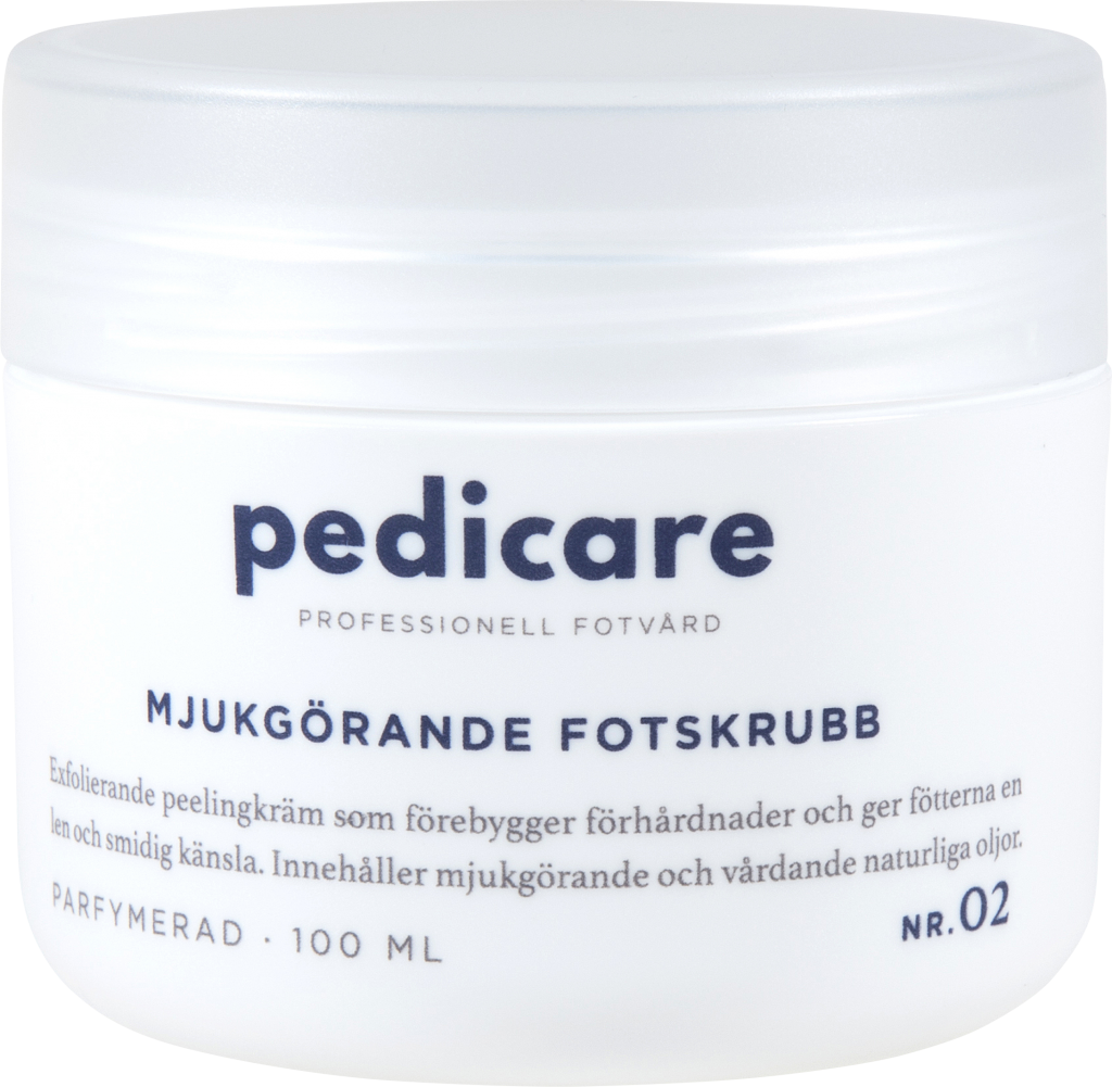 Pehmentävä jalkojen kuorinta