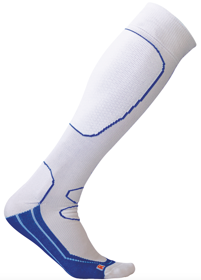 Kompressiosukat Sport - valkoinen